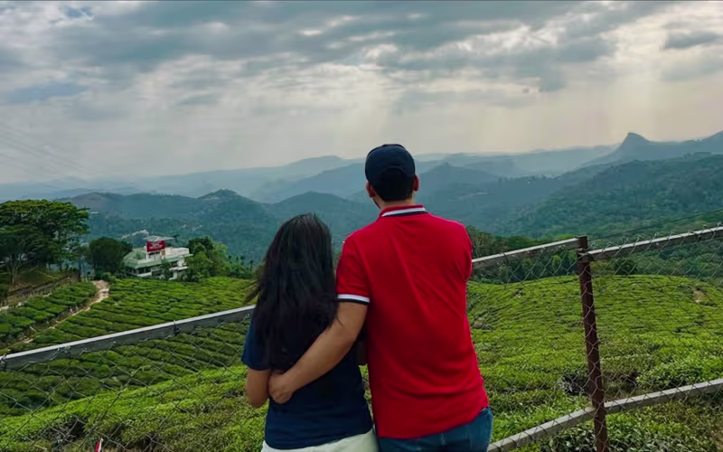 Honeymoon Couple in Coorg