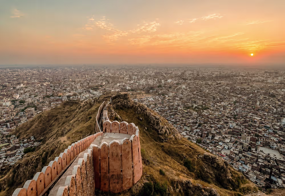 Sunset at Nahargarh Fort